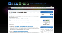 Desktop Screenshot of geekshed.net